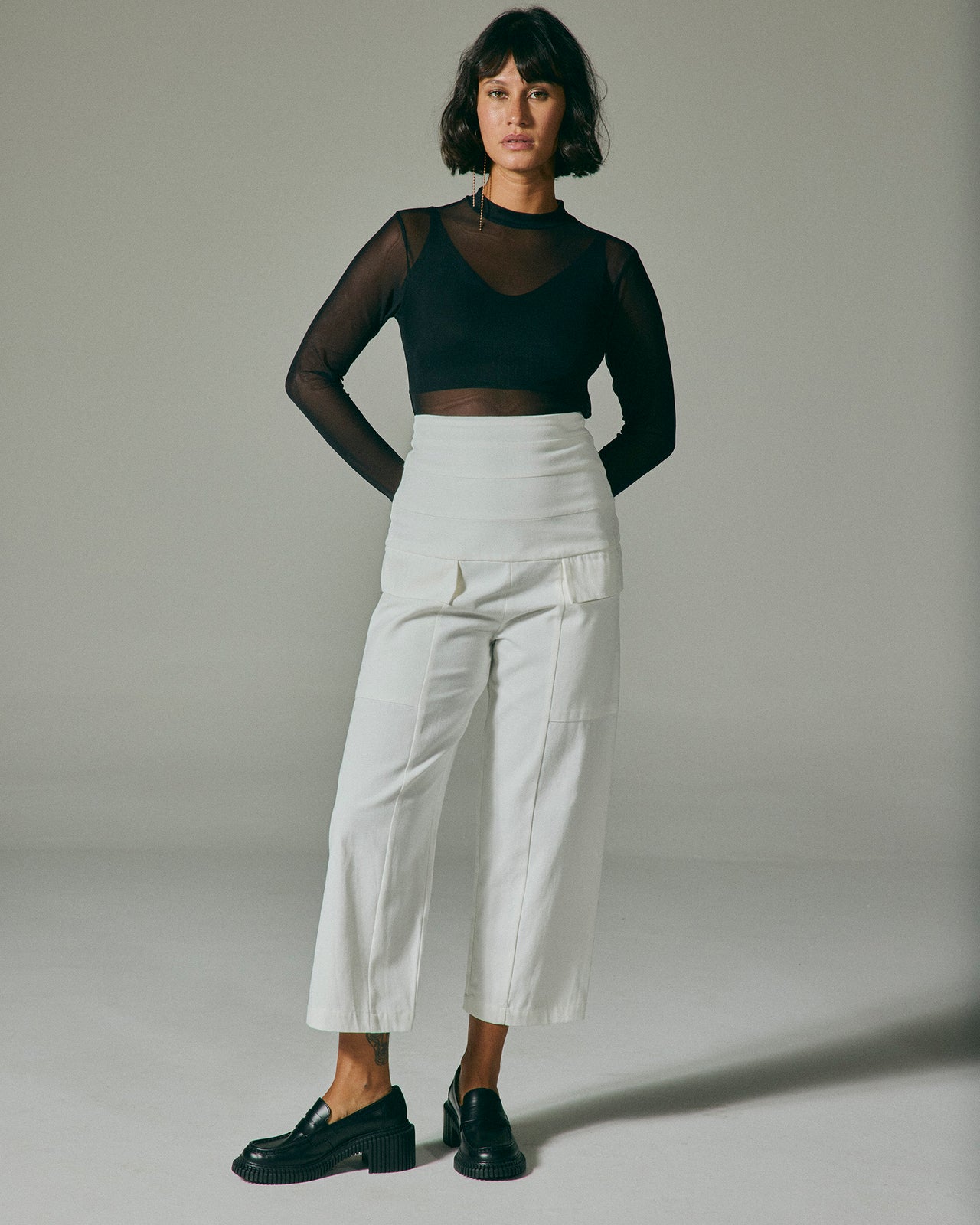 Calça Paralelas Off White