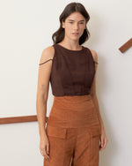 Blusa Imperatriz Café