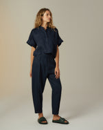 Blusa Égide Linho Marinho