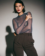 Blusa Belmonte Manga Longa Azul
