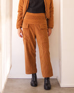 Calça Patchwork Ocre