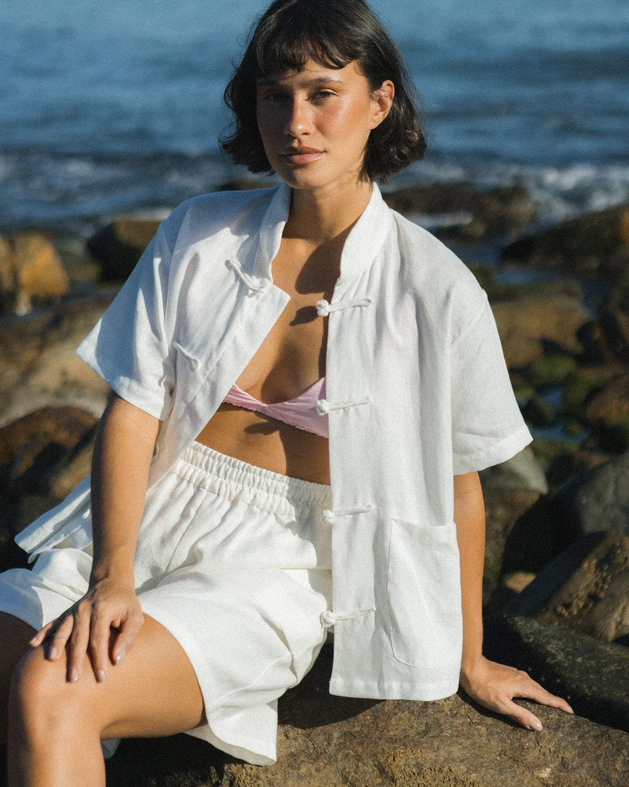 Camisa Oriente Off White