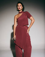 Calça Lua Seda Vinho