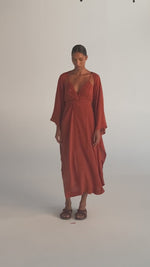 Casulo Mangas Seda Canela