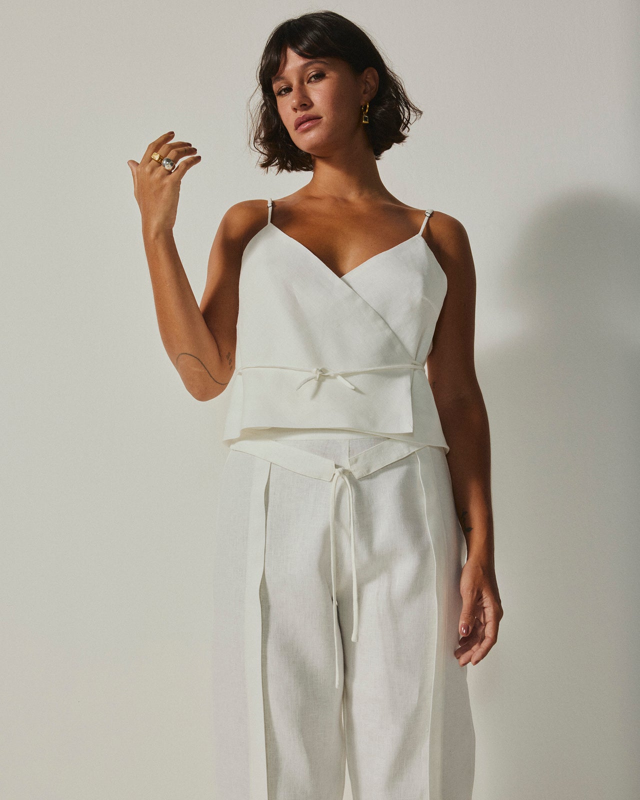 Regata Transpasse De Linho Off White