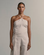 Blusa Gal Linho Gelo