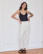 Calça Laço Linho Off White