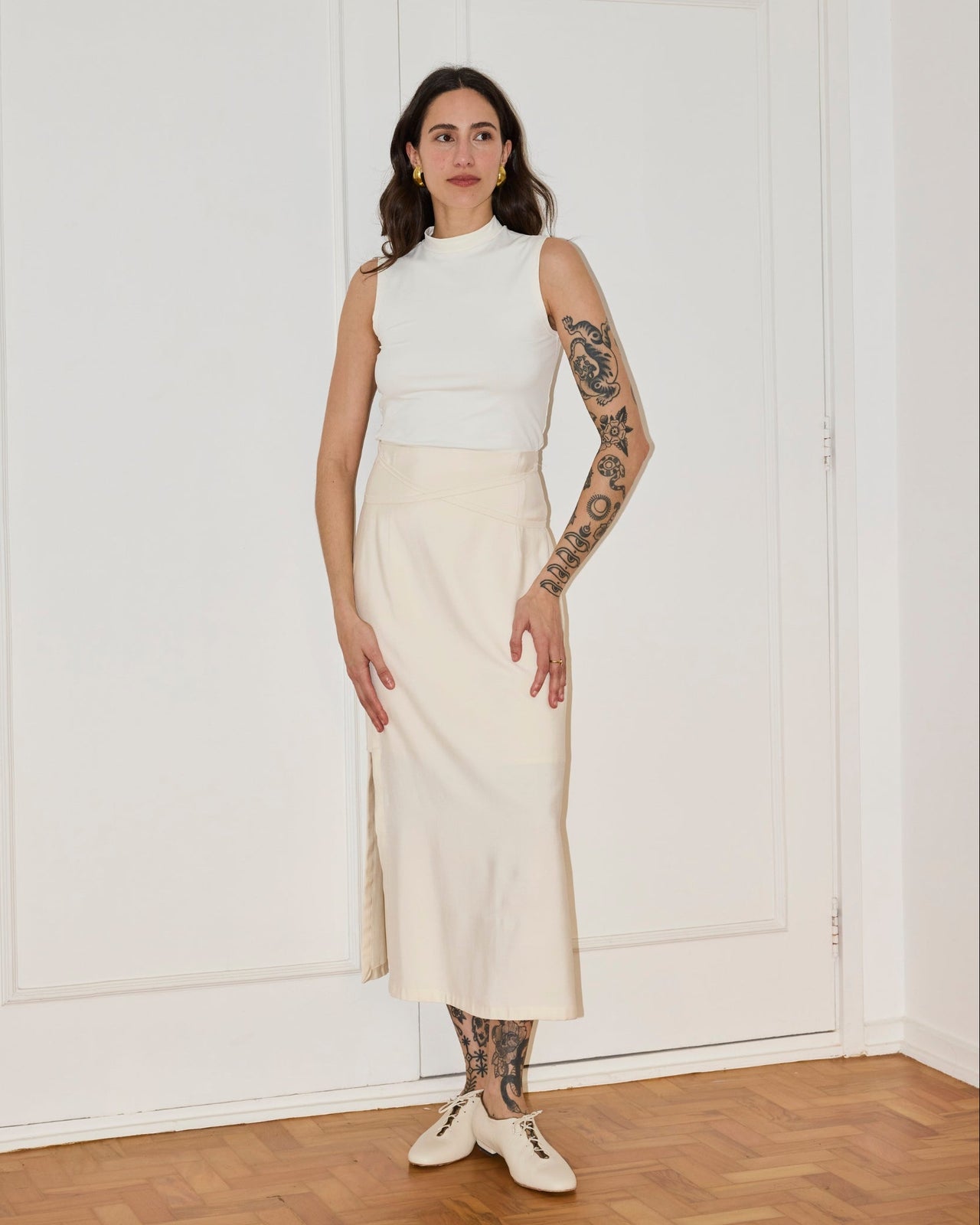 Saia Imperatriz Off White