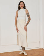 Saia Imperatriz Tencel Off White