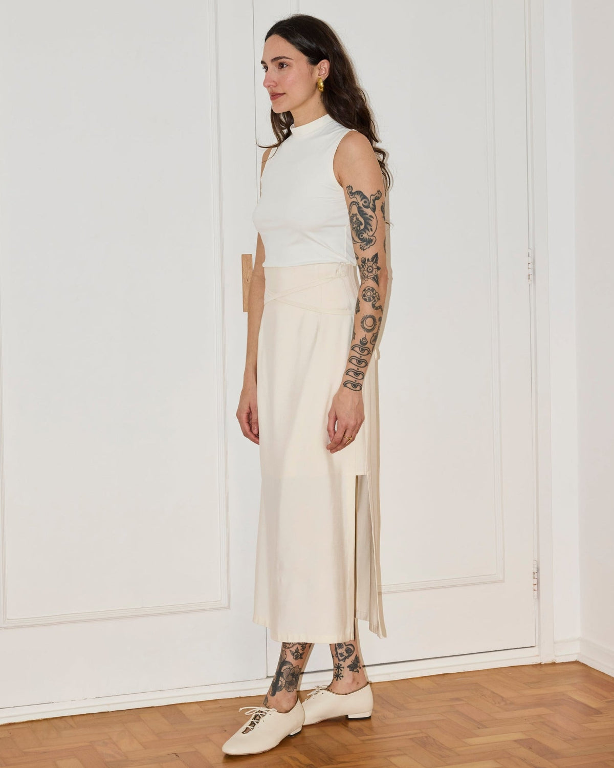 Regata Ingrid Malha Off White