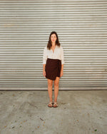 Saia Pareo Curta Café