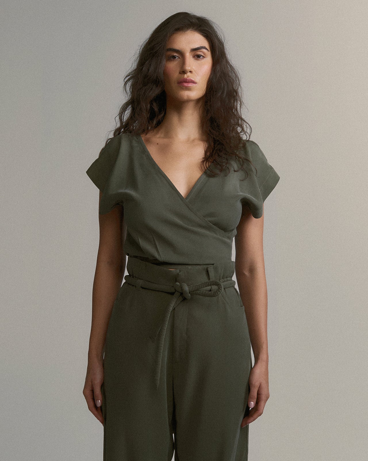 Blusa Geia Verde Oliva