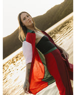 Vestido Almodóvar de Seda Multicolorido