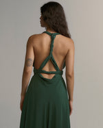 Vestido Amanda De Seda Verde