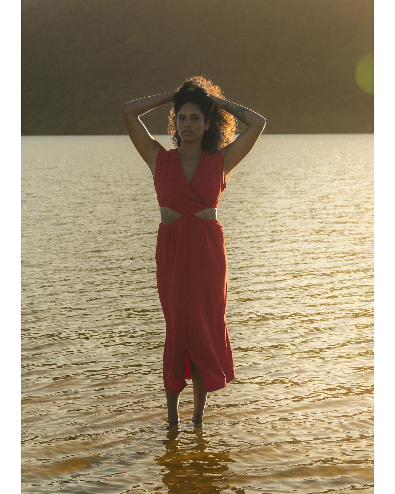 Vestido Oiá Vermelho