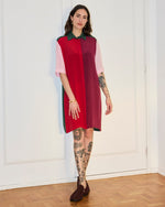 Vestido Almodóvar Seda Multicolorida
