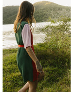 Vestido Almodóvar de Seda Multicolorido