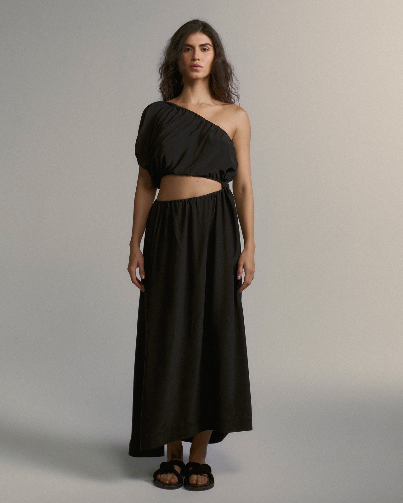 Vestido Ino Seda Preto