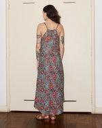Vestido Vazado Longo Jacquard