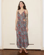 Vestido Vazado Longo Jacquard
